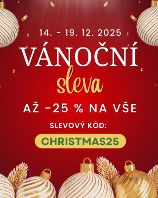 🎄S radostí vám přinášíme malý předvánoční dárek – poslední akci roku 2025 na našem e-shopu ATgreen. Od 14. do 19. prosince...